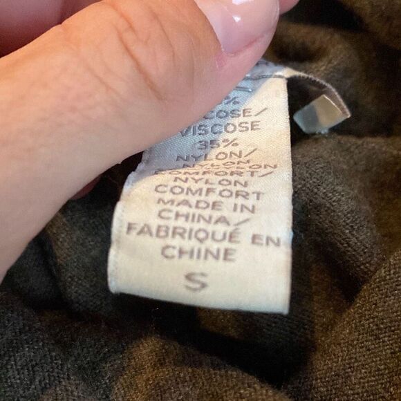 White and Warren size small cowl neck sweater - Picture 4 of 6